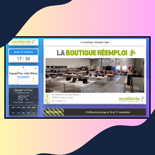 Développement d'un mode kiosk pour PME